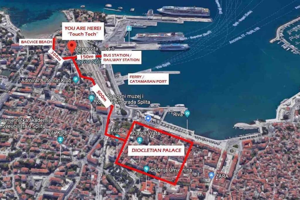 Brand New 1Br Near Central Station, Old Town, Beach - 3 Minute Walking Apartment Split Exterior photo